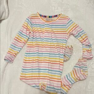 Magnetic Me Multicolor Striped Pajama Set